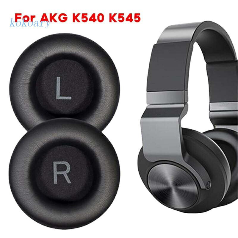 Kok 合格耳墊海綿耳罩頭梁適用於 K540 K545 耳機隔離噪音罩頭帶耳墊維修標準桿