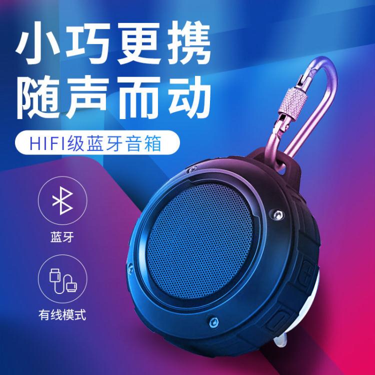 無線音響 藍芽小音響便攜無線小型插卡大音量超重低音戶外徒步騎行迷你音箱【林之舍】