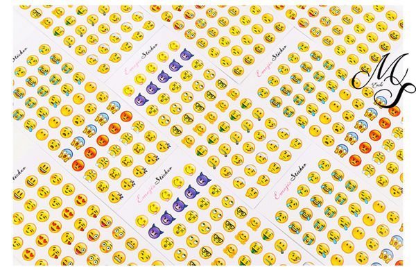 日式小清新笑臉表情貼手帳手賬日記DIY裝飾 蘋果Emoji表情貼紙包 【Miss.Sugar】【K4002277】