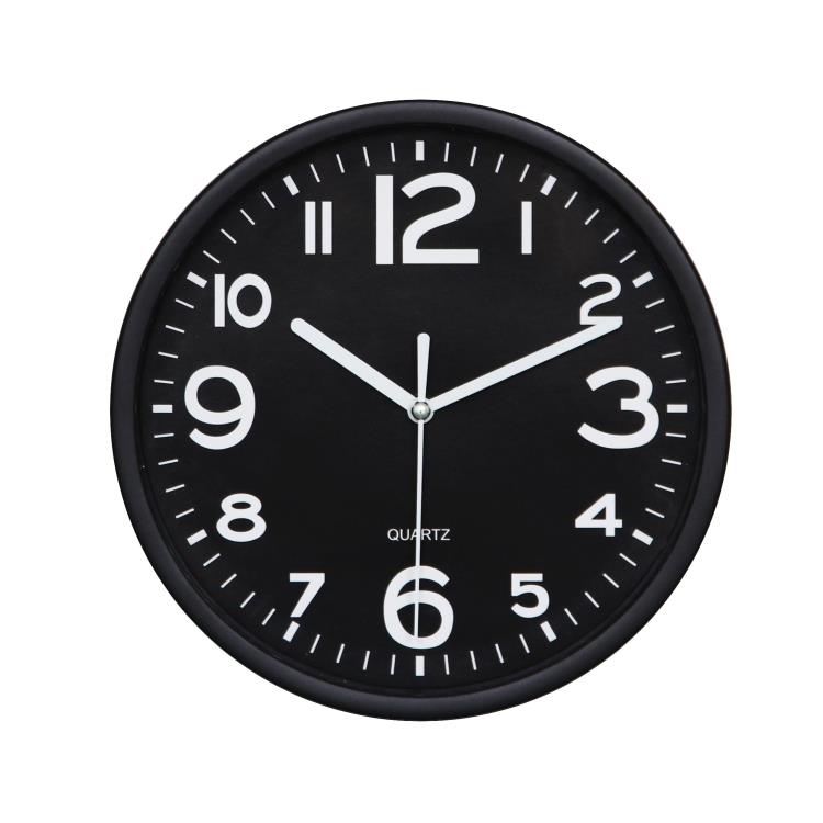 掛鐘簡約現代客廳靜音圓形鐘錶無聲靜音廚房數字8寸20cm掛錶墻鐘 全館免運
