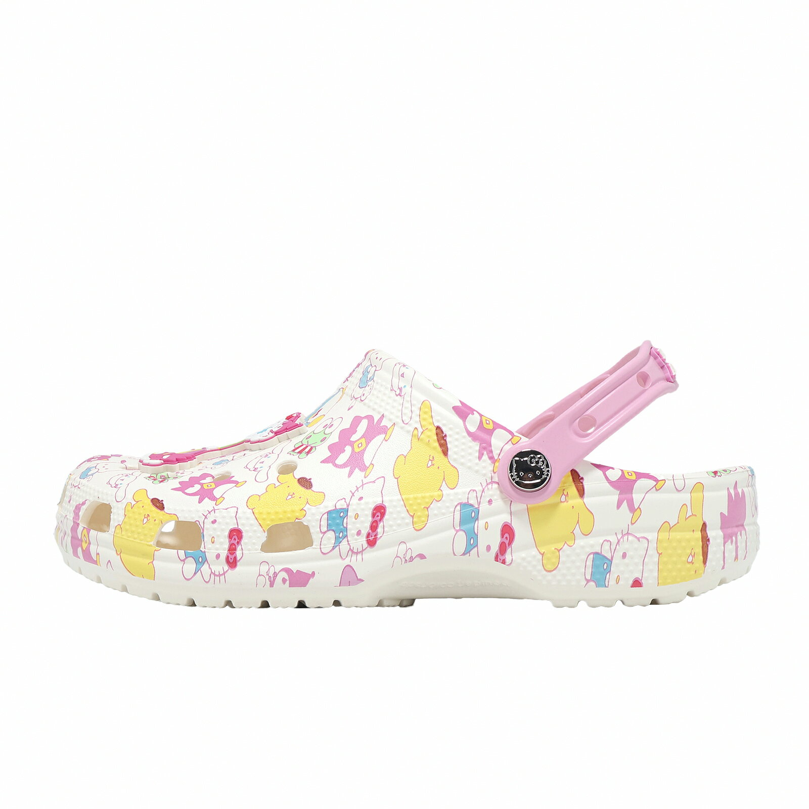 Crocs 洞洞鞋 洞洞鞋 Hello Kitty Pastel Classic 男女鞋 三麗鷗聯名 21268490H