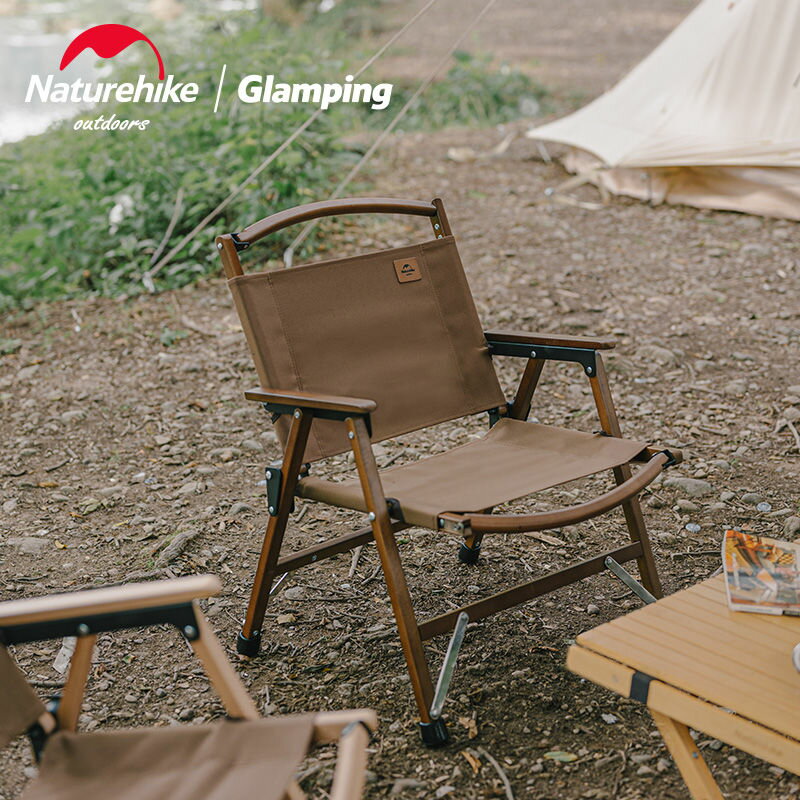 Naturehike挪客實木戶外折疊椅便攜式露營休閑椅子kermit克米特椅