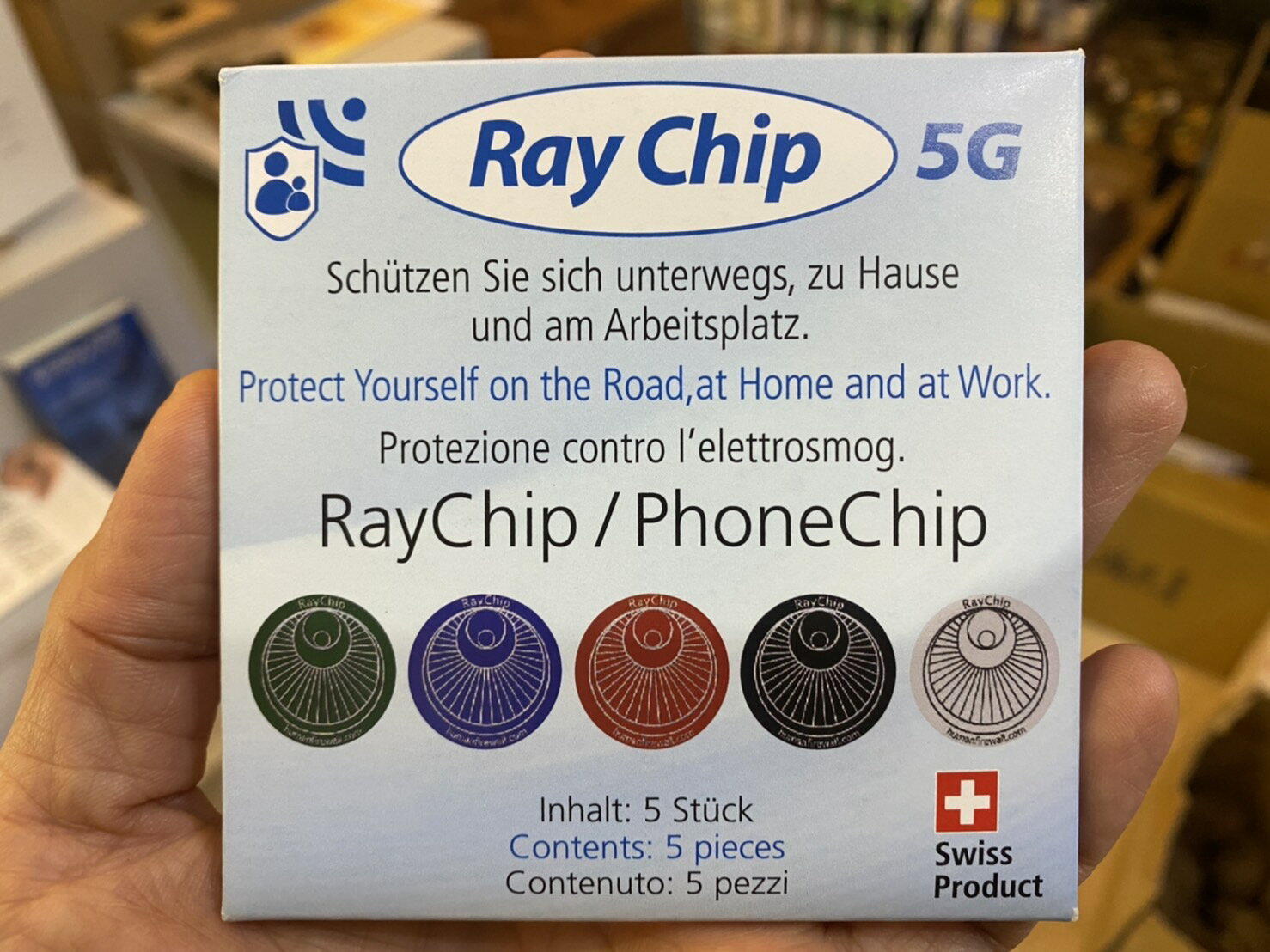 瑞家 防電磁輻射 5G手機貼片(5入組) 現貨供應