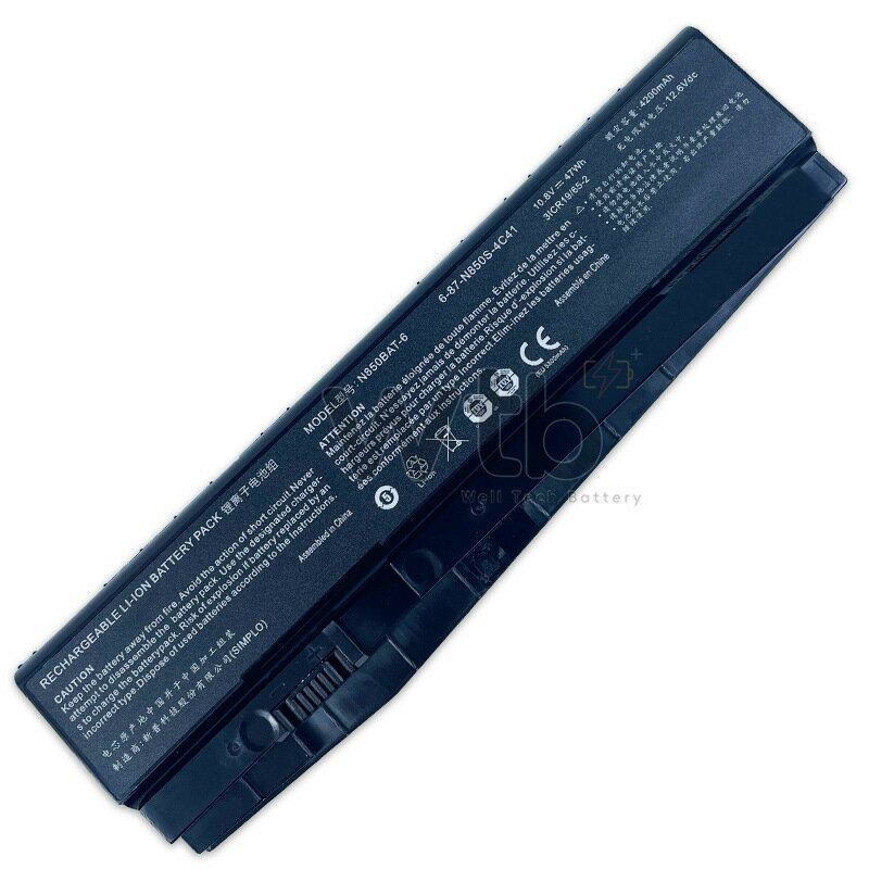 適用雷神911SE ST-Plus機械師 T58-T1 D1 G1 N850BAT-6筆記本電池【宜家良品百貨】