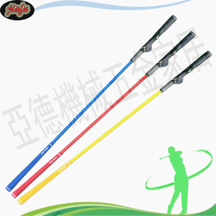 高爾夫揮桿練習器雙握把揮練習桿棒初學者握姿訓練糾正教練用品【亞德機械五金家居】
