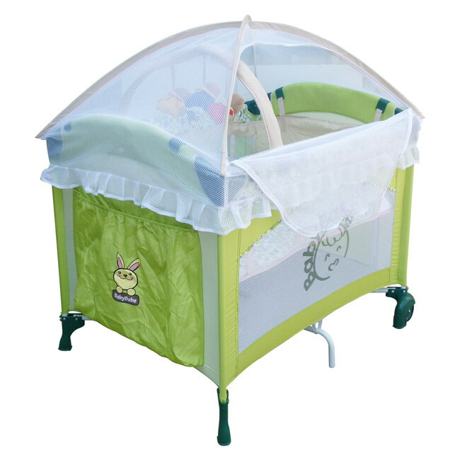 【Babybabe】拱型遊戲床(半配款)~綠色