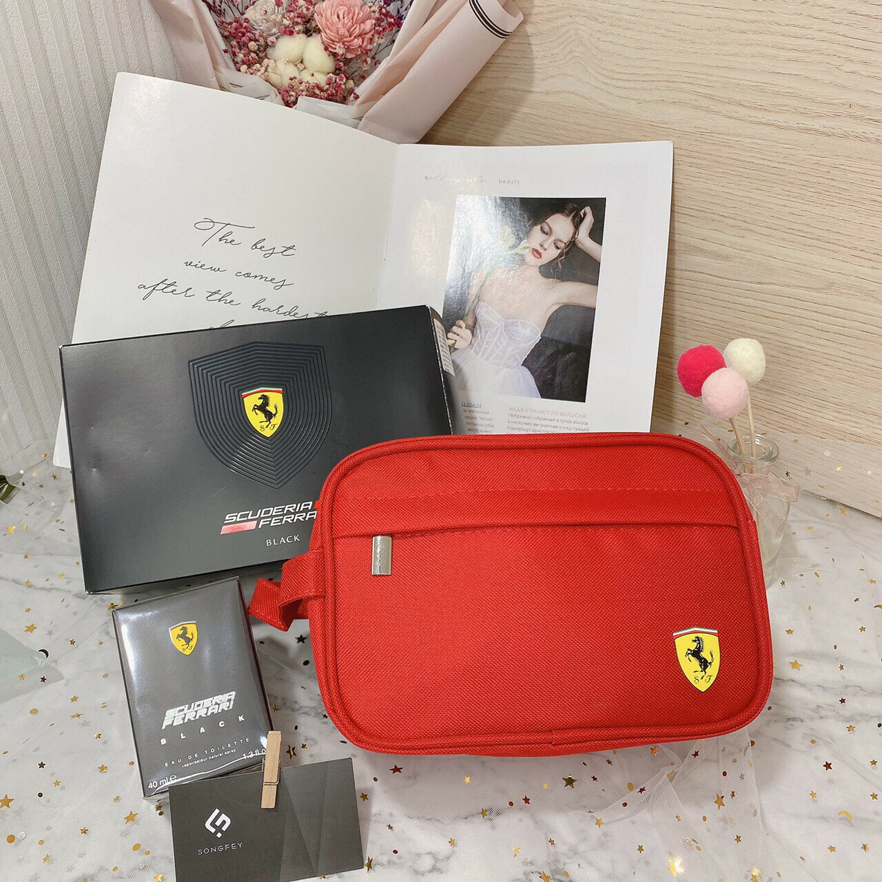 美國代購 臺灣現貨 法拉利黑色淡香水禮盒【送禮精選★APP下單點數4倍送】