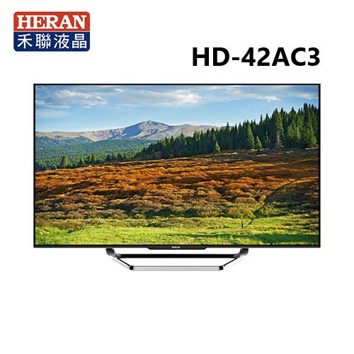 HERAN 禾聯 42吋 智慧雲端HERTV液晶電視顯示器+視訊盒 HD-42AC3＋MC3-F09