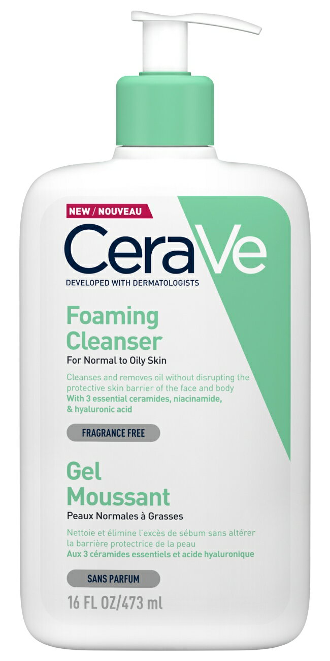 CeraVe適樂膚溫和泡沫潔膚露 473ml