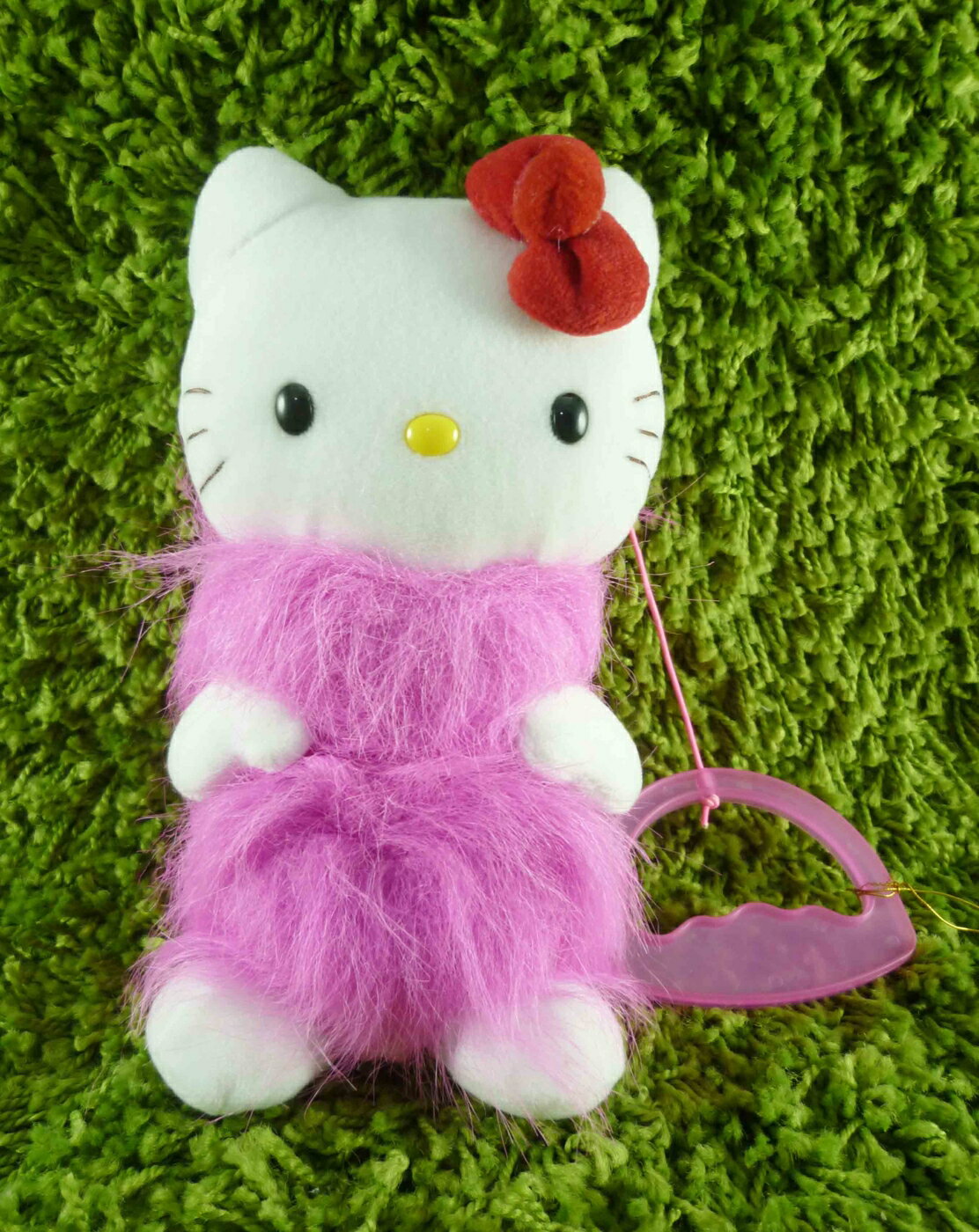 【震撼精品百貨】Hello Kitty 凱蒂貓 KITTY絨毛娃娃-有聲娃娃-粉毛 震撼日式精品百貨