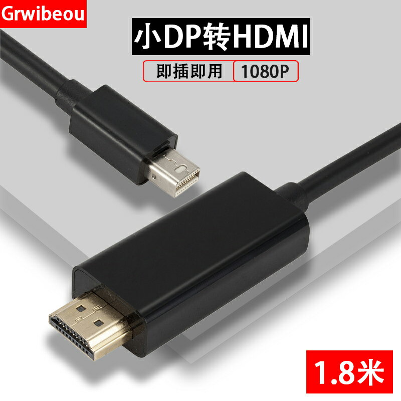 miniDP轉VGA/HDMI多屏轉換線雷電Mini DisplayPort接高清電視投影