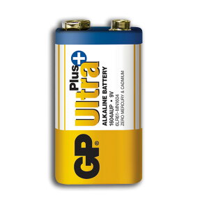 【超霸GP】9V電池ULTRA PLUS超特強鹼性電池1粒裝(收縮膜裝9V鹼性電池)