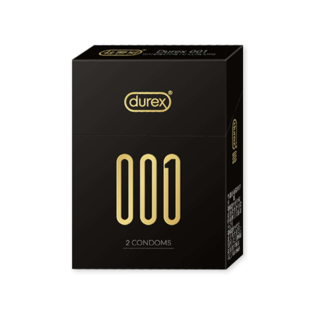 最薄最潤新上市 杜蕾斯 001®水性PU衛生套標準裝2入 保險套 現貨隱密出貨 憨吉小舖
