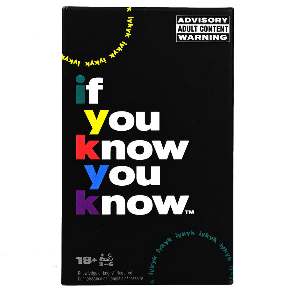 英文版If you know you know如果你知道成人派對遊戲基礎