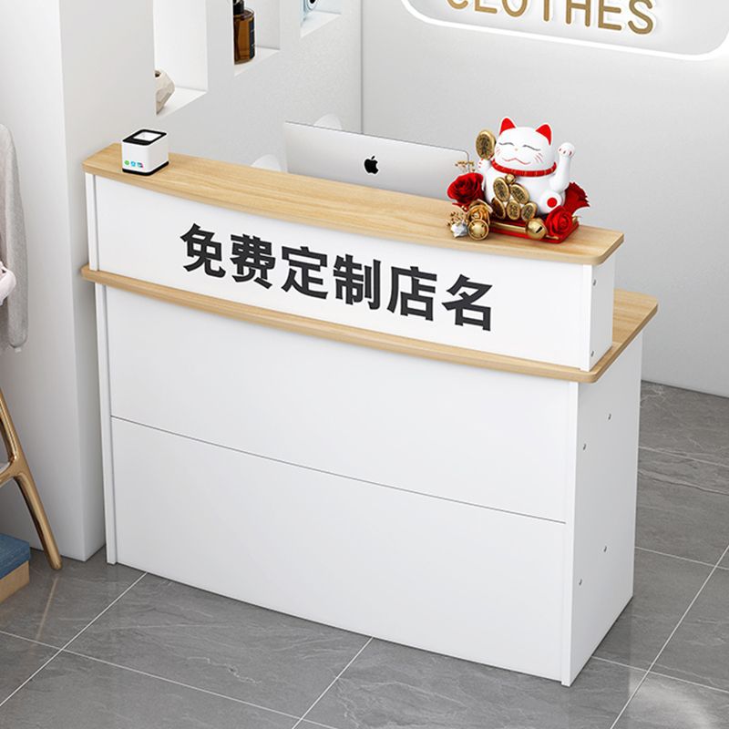 楓林宜居 收銀櫃櫃臺桌店鋪小型吧臺收銀臺吧臺公司前臺接待臺便利店服裝店