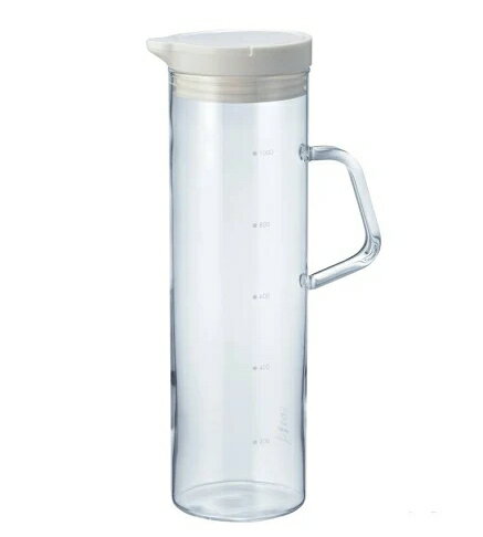 金時代書香咖啡 HARIO 經典白按壓式冷水壺 1100ml WTP-11-W