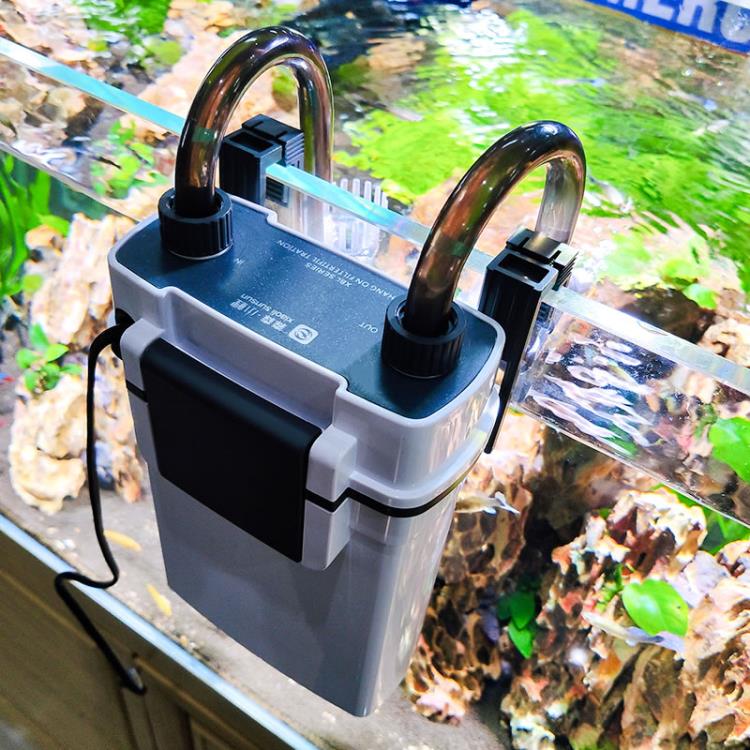 森森魚缸過濾器壁掛過濾桶外接過濾桶小型靜音外掛式魚缸過濾器 雙11全館免運