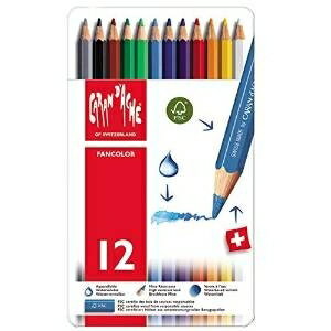 瑞士 CARAN DACHE卡達 水溶性色鉛筆(一般級) 12色*1288.330