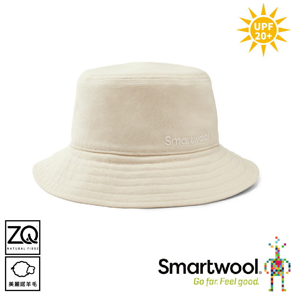 【SmartWool 美國 Bucket Hat 漁夫帽《杏色》】SW017060/遮陽帽/登山帽/休閒帽
