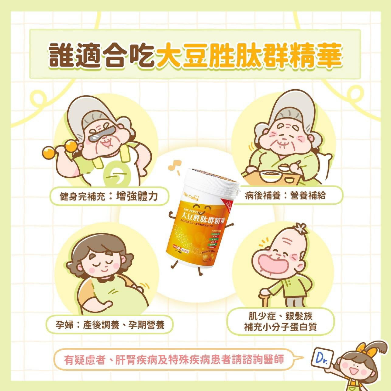 Vita Codes-大侑 大豆胜肽 群精華 450g 4