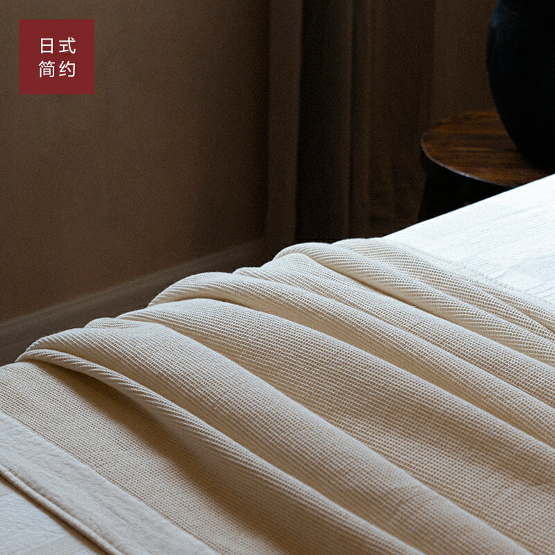 針織毛毯蓋毯辦公室午睡毯沙發用夏季日式臥室多功能床單薄款被子