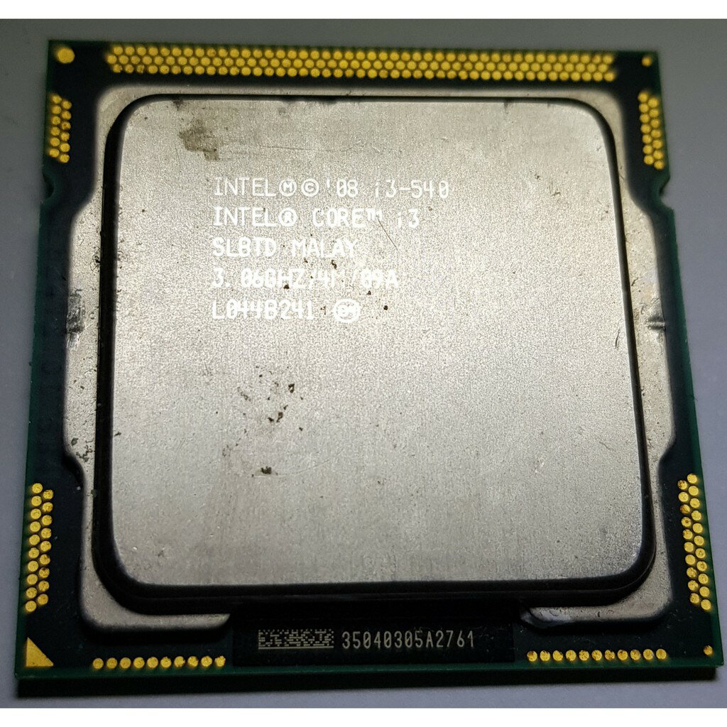 Intel/英特爾 Core i3 540 550 CPU酷睿雙核4執行緒 1156 無風扇 【現貨 】