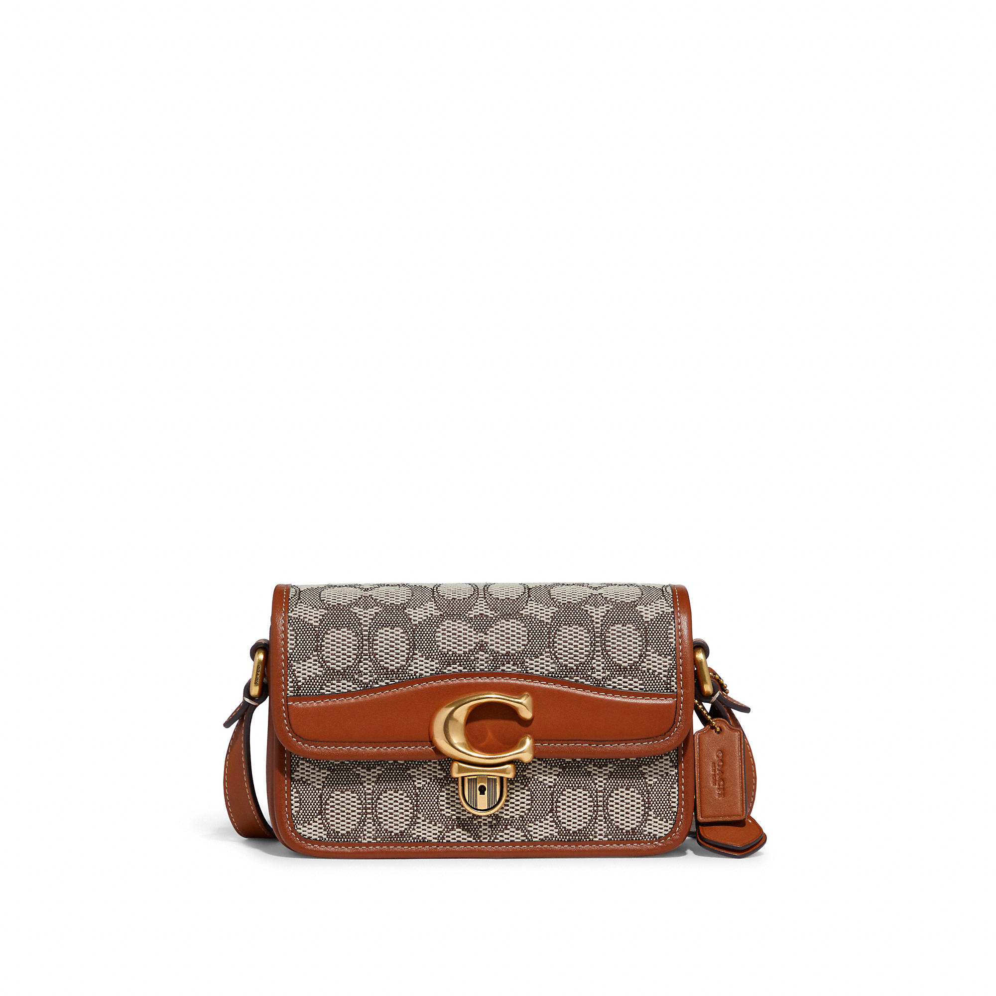 精選★COACH Studio C LOGO扣小方包女單肩斜背包 C7937 (全新現貨50%OFF)~【夏日美包★菲尼斯 國際精品↘3折起】