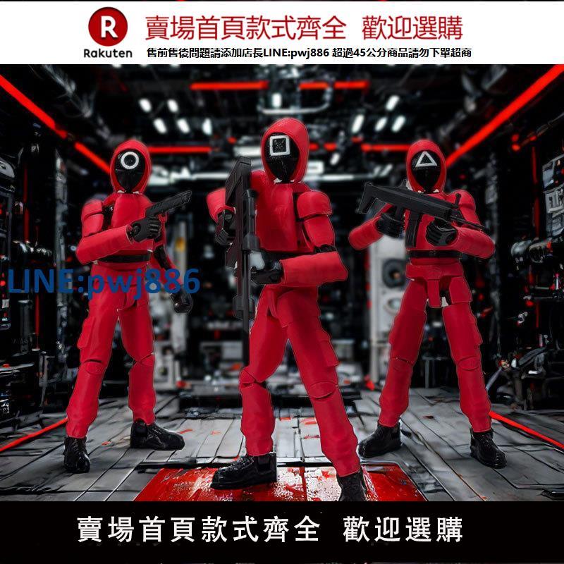 【臺灣公司 品質保固】dummy13蒙面小紅人可動關節玩偶兵人拼裝玩具手辦模型收藏擺件【注意！下單滿299出貨】