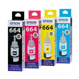 EPSON 原廠4色墨水瓶 / 盒 T664100/T664300/T664200/T664400