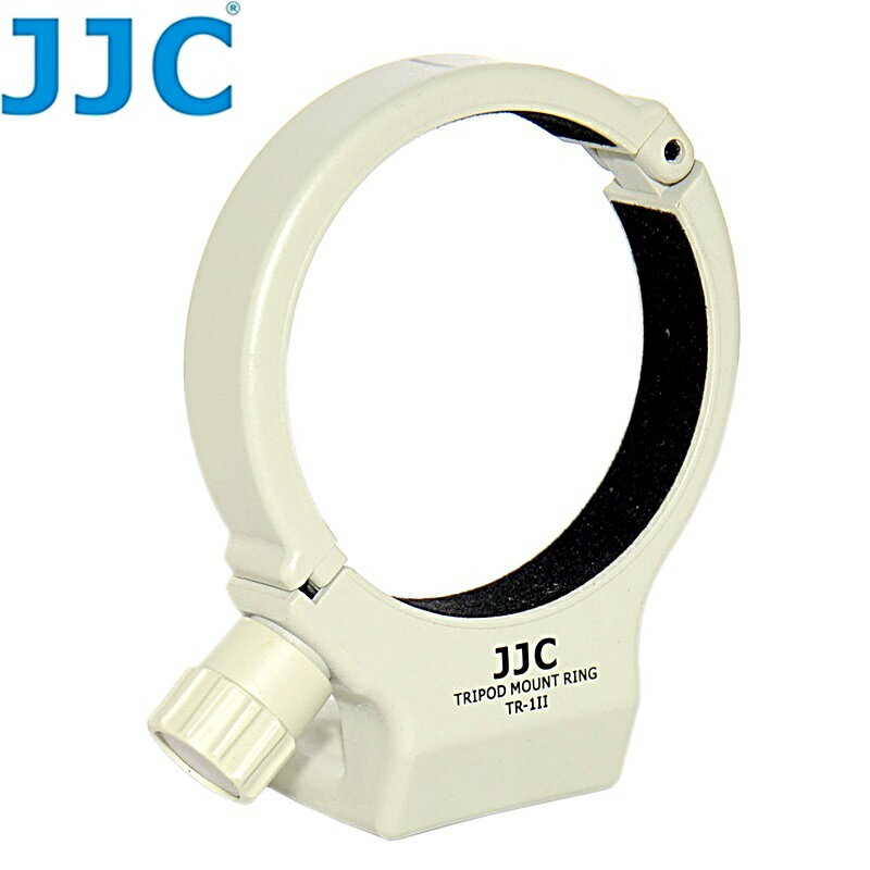 又敗家 JJC副廠Canon小小白腳架環TR-1II(相容佳能原廠Tripod Mount Ring A-2即A II(W))適EF 70-200 f4 II 80-200mm F2.8 300mm F4 IS 400mm F5.6 L USM【全館199超取免運】【APP下單點數4倍送】