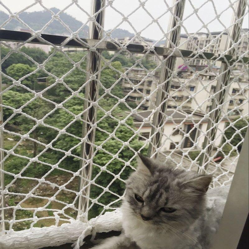 【川澤百貨】防貓網尼龍網 貓防盜窗墊網 安全網 封窗網 陽臺防漏網 防高空拋物網 寵物防逃網 養殖網 防護網 （可定製尺寸）