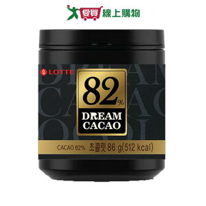 韓國樂天骰子巧克力82% 86G【愛買】
