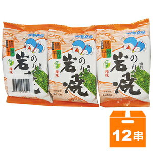 橘平屋岩燒海苔 辣味4.2g(3入)x12串/箱【康鄰超市】