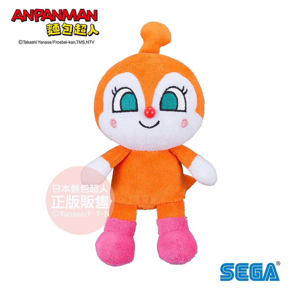 【正版公司貨】ANPANMAN 麵包超人-小小豆豆布偶 紅精靈(1歲6個月以上)-快速出貨