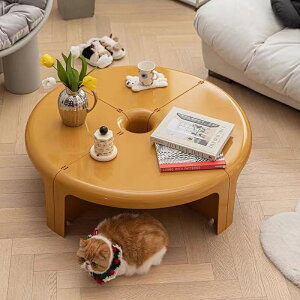 【新品 限時折扣】北歐 網紅ins 圓形 茶幾 設計師 創意 小戶型 咖啡桌 可拆分 拼接 組合 邊幾