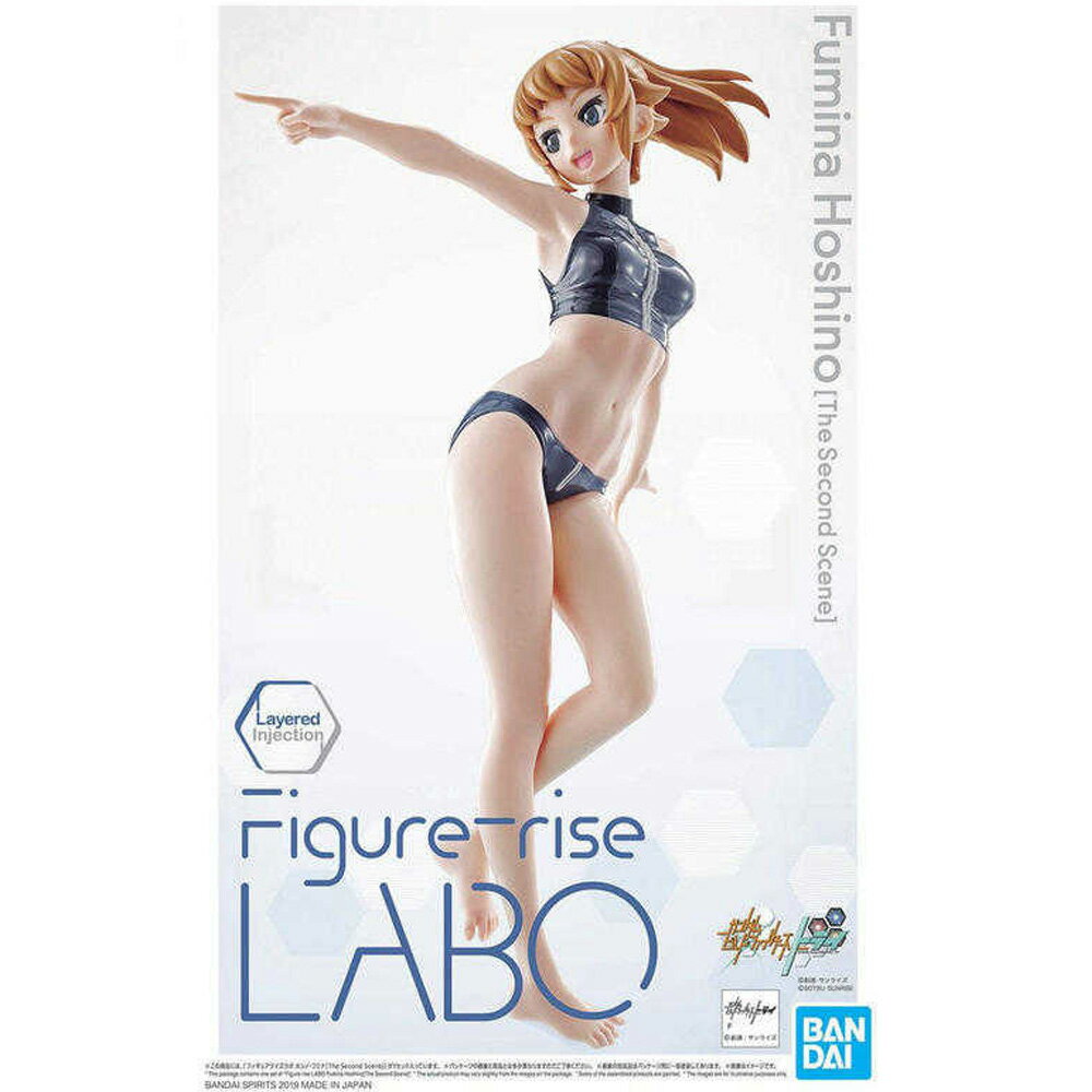 BANDAI 萬代 Figure-rise LABO 改 鋼彈創鬥者 星野文奈 泳裝全身像 組裝模型