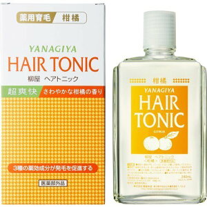 日本【柳屋YANAGIYA】 養髮液HAIR TONIC 柑橘 240ML