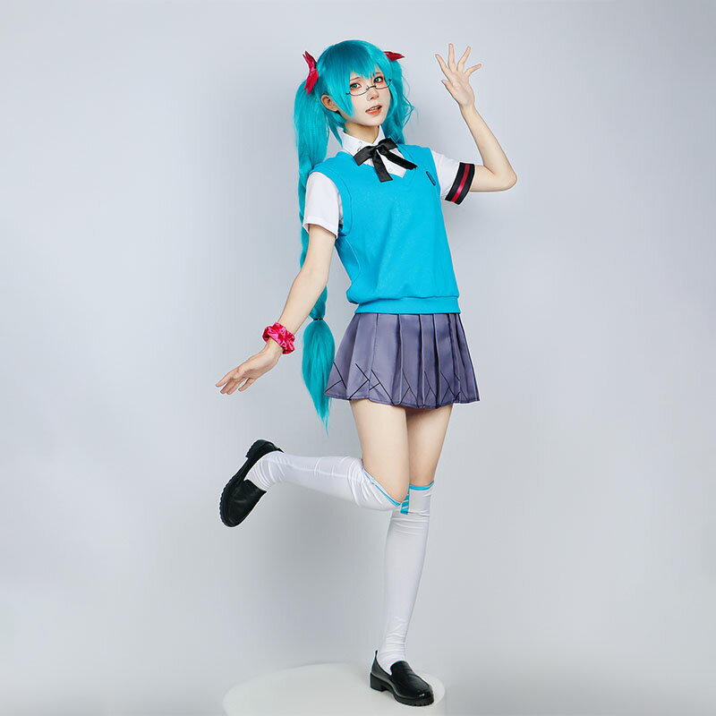 【臺灣公司優質服務】初音十六週年cosplay少女JK服日本動漫遊戲cos學生衣服制服日常