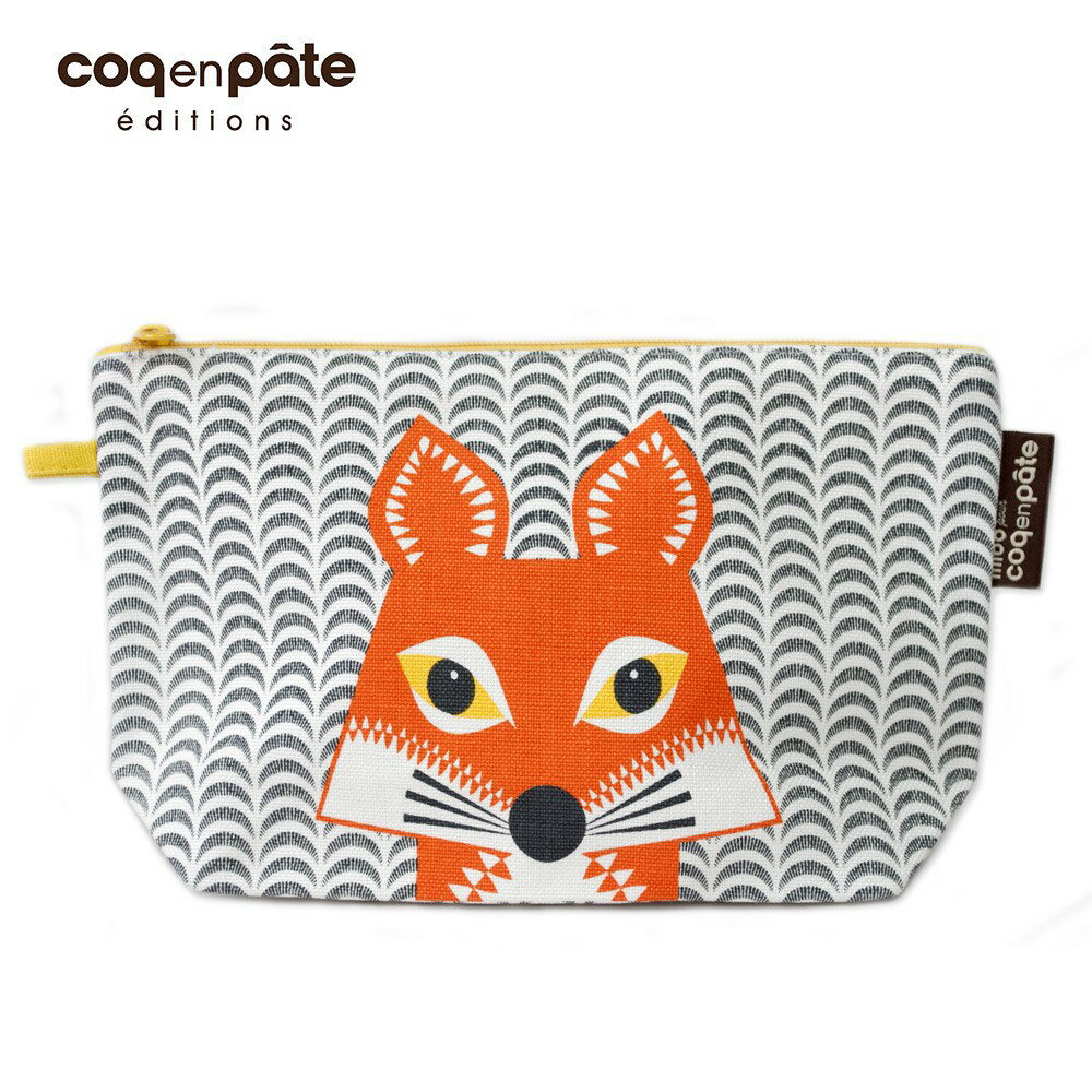 【COQENPATE】法國有機棉無毒環保布包 / 大大水堅包 - 狐狸