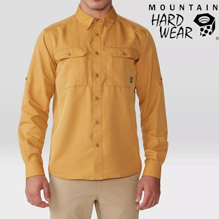 特價優惠 Mountain Hardwear Canyon Long Sleeve Shirt 男款 防曬輕量襯衫 1648751 257 銅紅土