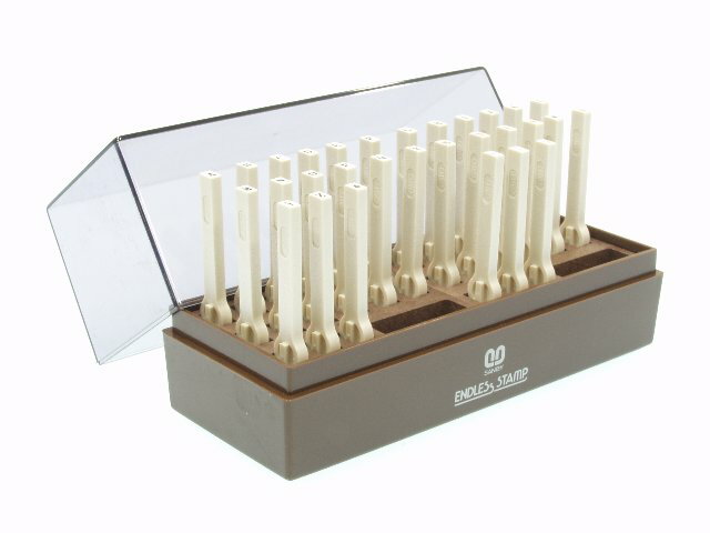 SANBY 日本原裝進口 英文6號 連結章 (明朝體) (一般橡皮印面) 2mm (EN-E6) (30入/組)