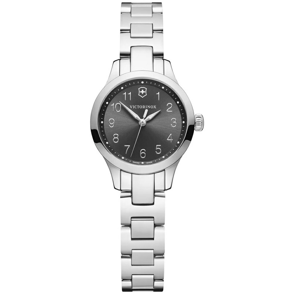 VICTORINOX 瑞士維氏 Alliance 經典時尚石英腕錶(VISA-241839)-28mm-黑面鋼帶【刷卡回饋 分期0利率】【APP下單22%點數回饋】