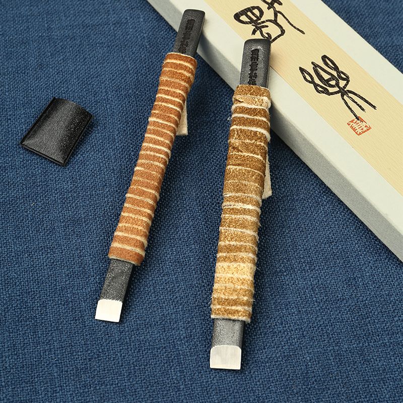 限時下殺 免運/可開票 進口獨樂刻刀木刻套裝濃州兼松作篆刻傳統手工鍛打工具小刻刀