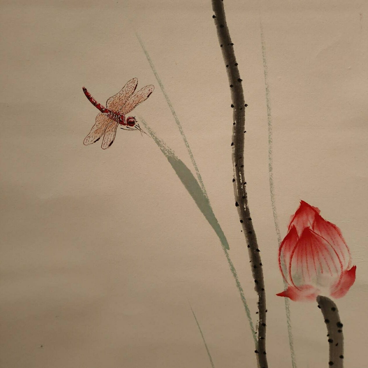 國畫-和為貴 (43cm*193cm)
