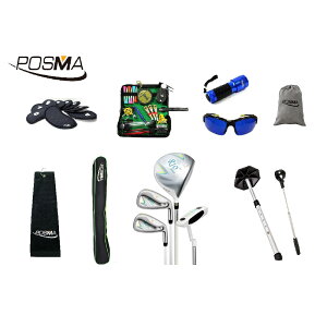 Posma 女士高爾夫半套桿 球埸必備用品 撿球工具套組 送輕便球桿袋WGCS14GS4B1