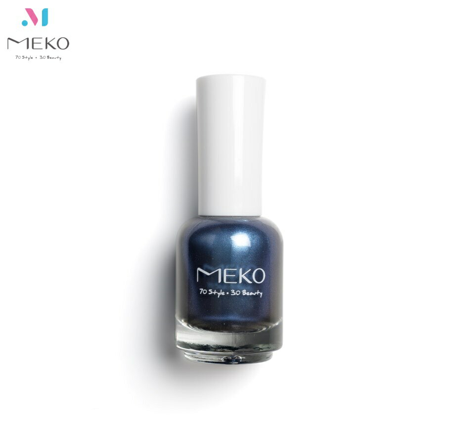 MEKO 雷根寶盒指甲油 - 39藍莓泡泡糖 /果凍色指甲油【官方旗艦店】