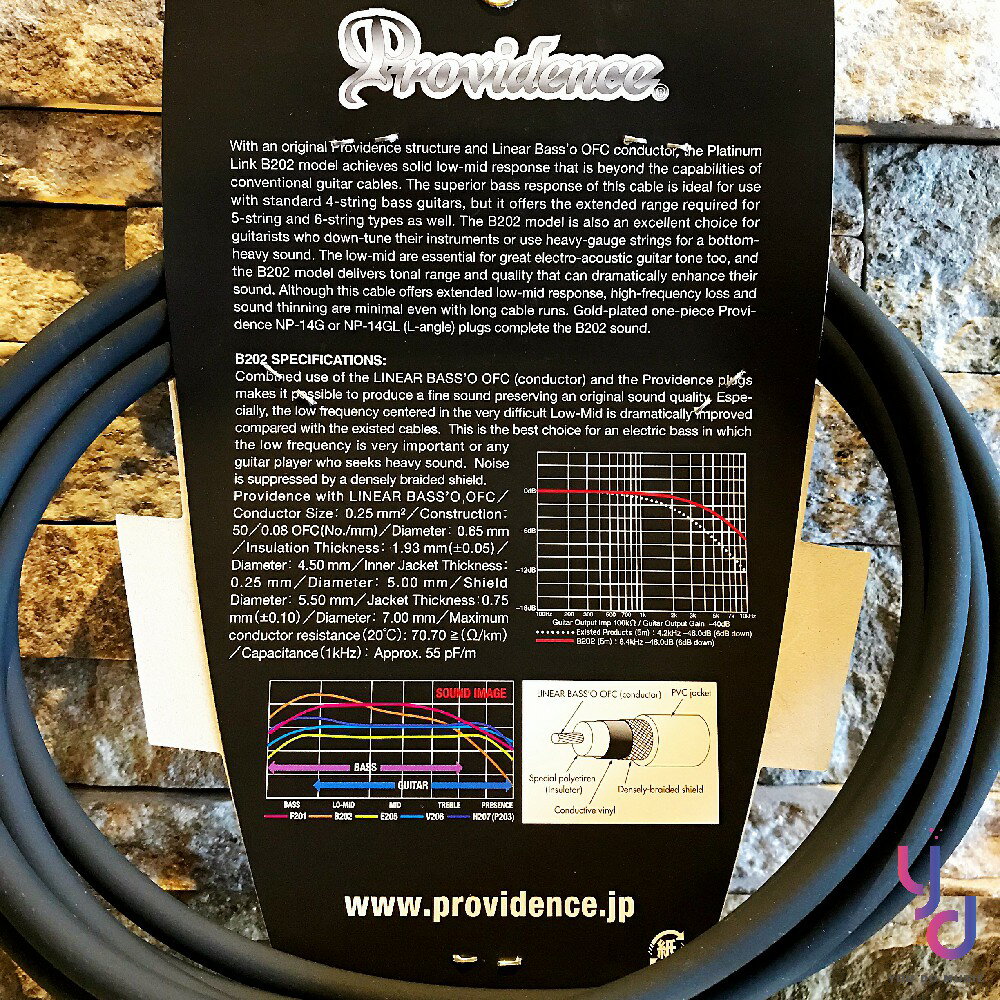 Providence H207 5m SL ギターケーブル
