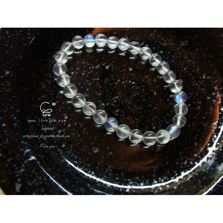 月光石 6981/月光石/水晶手鍊/ [晶晶工坊-love2hm]