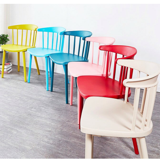 《Chair Empire》北歐現代簡約風餐椅/彩色餐椅/休閒椅/塑膠椅/塑料椅/溫莎椅/吧台椅/工業風椅/馬卡龍餐椅