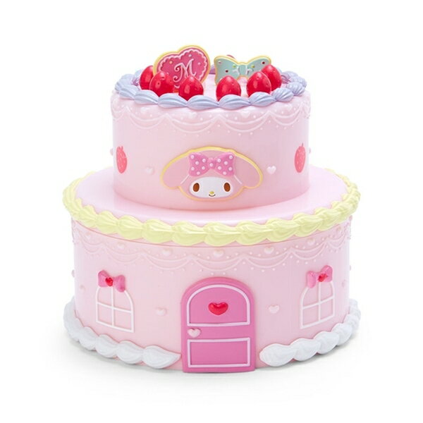 【震撼精品百貨】My Melody 美樂蒂~日本SANRIO三麗鷗 美樂蒂蛋糕造型樹脂收納盒 (甜蜜小鎮)*76513